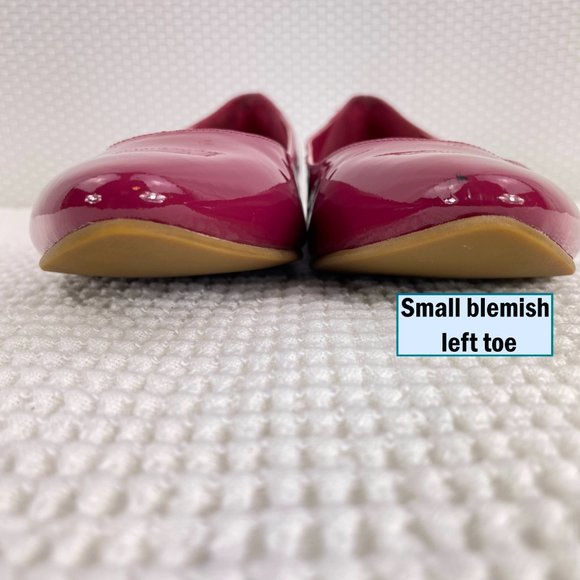 COLE HAAN fuschia slip on low heel flats - like new!  SZ 8 - Picture 7 of 15